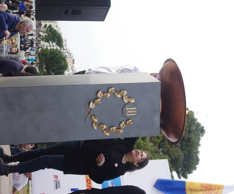 Η Αλεξάνδρειος Φλόγα έδωσε το έναυσμα  για τον 10ο Διεθνή Μαραθώνιο «Μέγας Αλέξανδρος