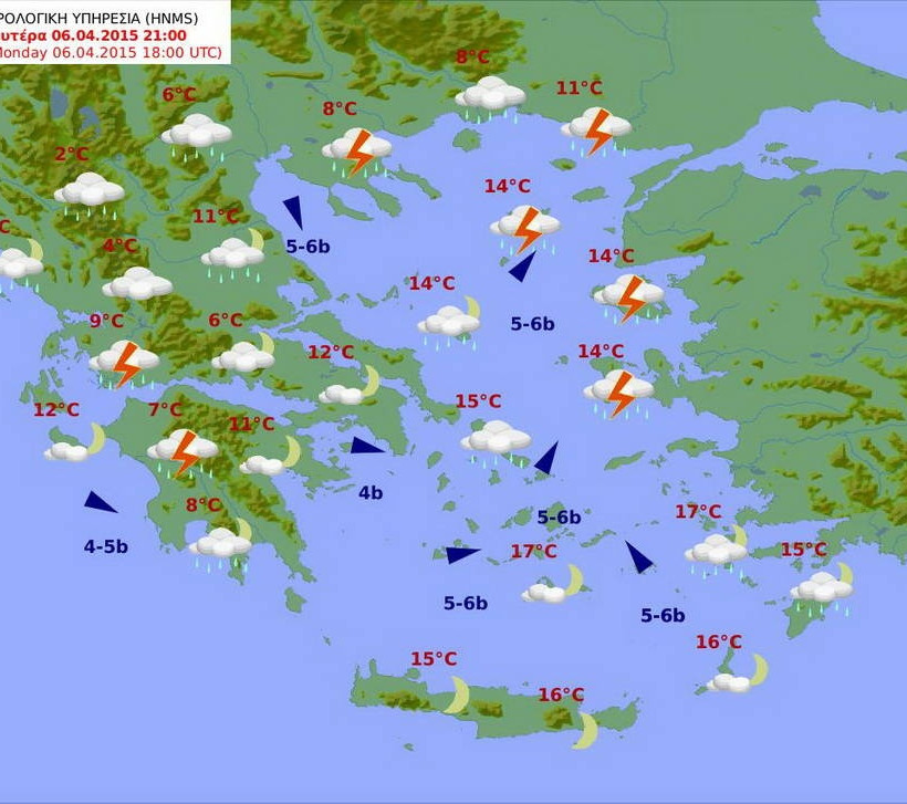 Με βροχές, καταιγίδες και χιόνια στα ορεινά ξεκινάει η Μεγάλη Εβδομάδα (pics)