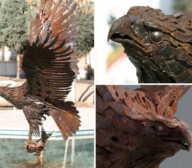 Εντυπωσιακά αγάλματα από μέταλλο! (Photos)