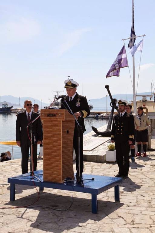 Ο Α/ΓΕΝ στην εκδήλωση μνήμης για τη βύθιση του αντιτορπιλικού «Ψαρά» (pics)