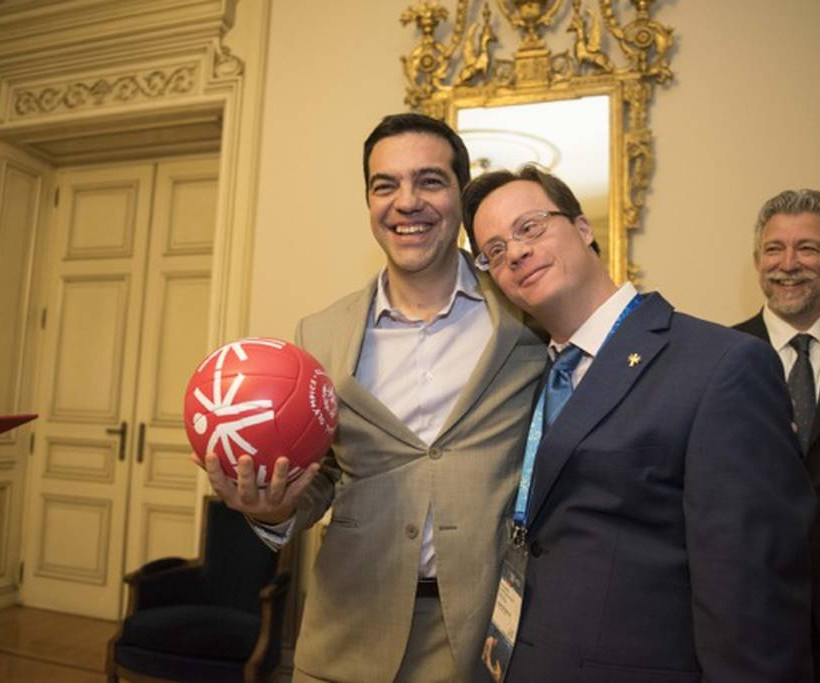 Τσίπρας: Η δύναμη των αθλητών των Special Olympics είναι παράδειγμα για την κοινωνία((pics)