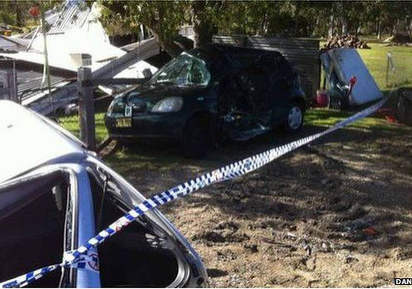 Έκλεψε μια μπουλτόζα και διέλυσε ένα... σπίτι!