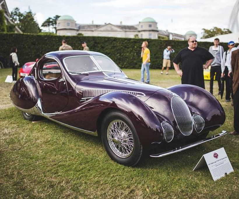 H Talbot-Lago T150-C-S Goutte d’Eau του 1937 (μία από τις 5 που υπάρχουν ακόμη σε όλο τον κόσμο) ήταν η νικήτρια του Cartier Style et Luxe concours d’elegance