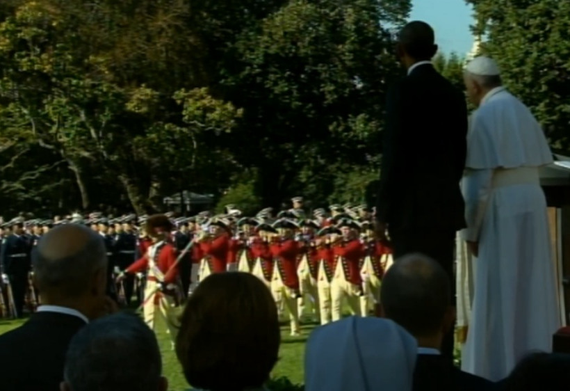 Στο Λευκό Οίκο ο Πάπας Φραγκίσκος (videos+photos)