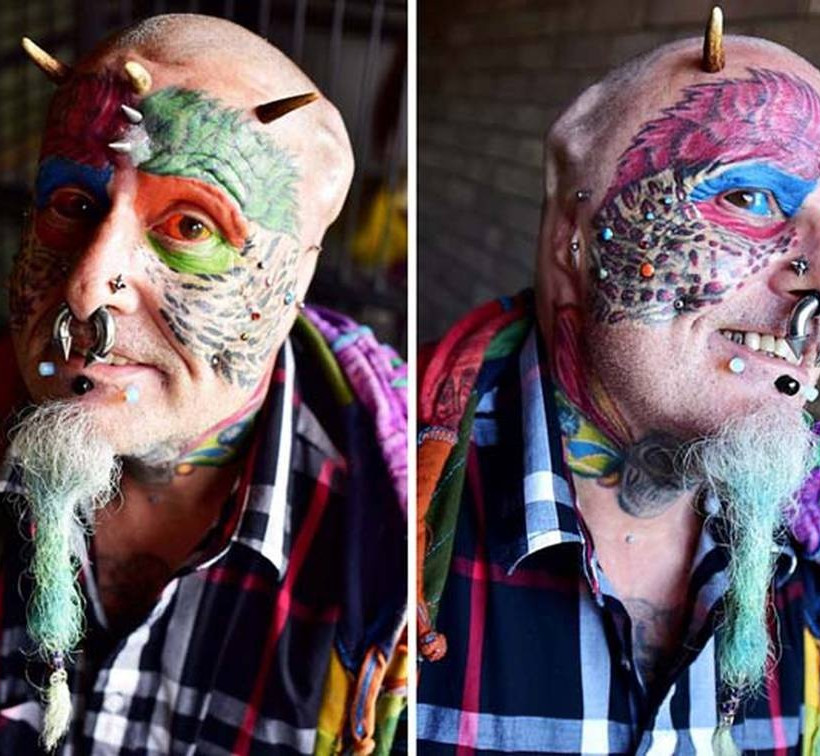 Ο άντρας που έκοψε τα αυτιά του για να γίνει… παπαγάλος (photos)