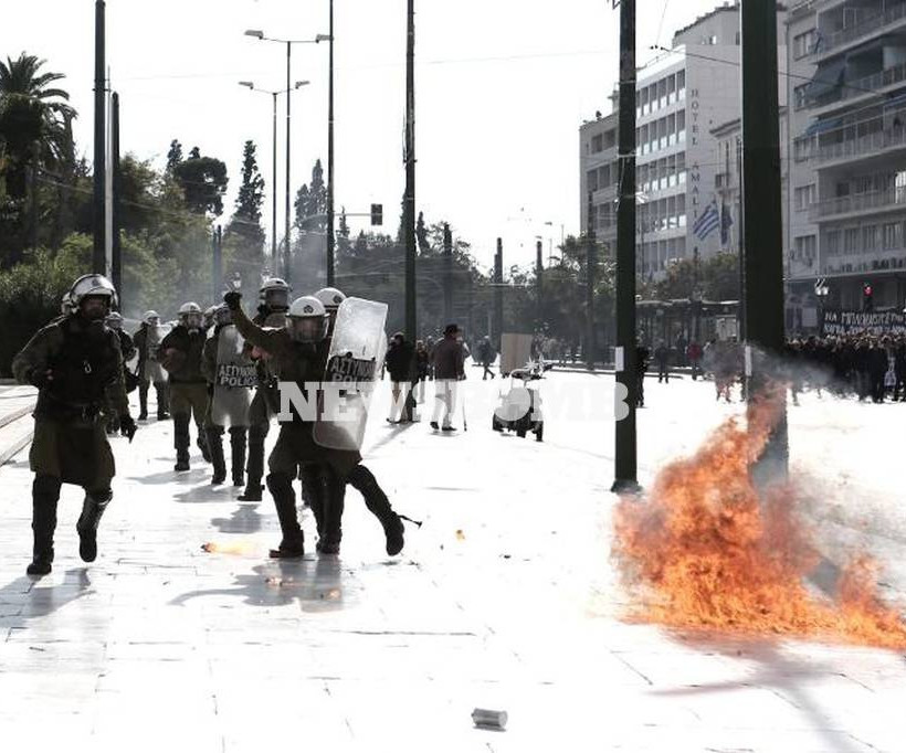Επεισόδια στο κέντρο της Αθήνας (photos - video)