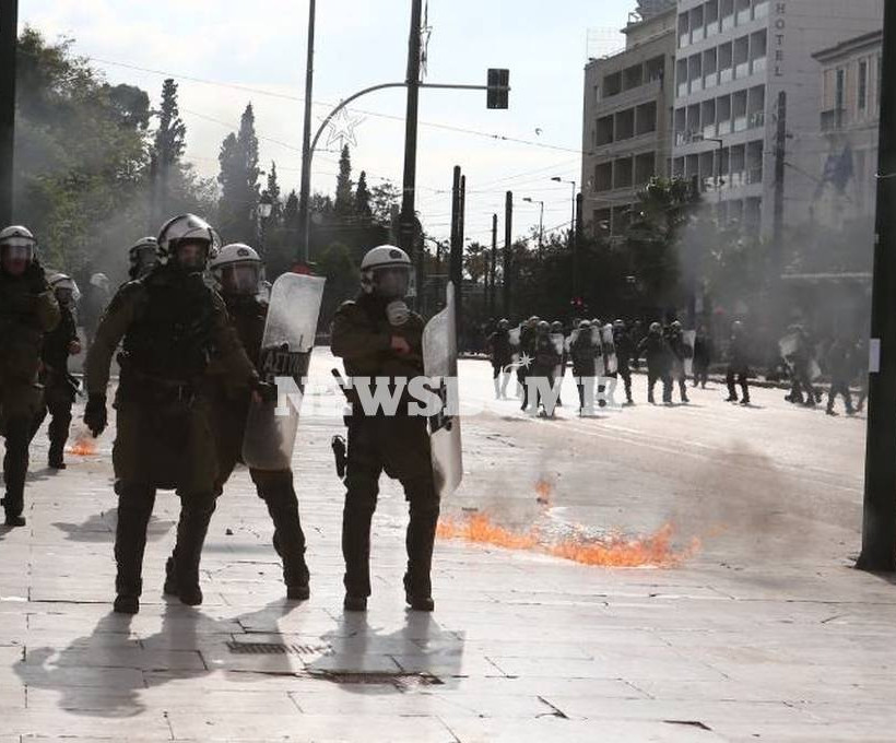 Επεισόδια στο κέντρο της Αθήνας (photos - video)
