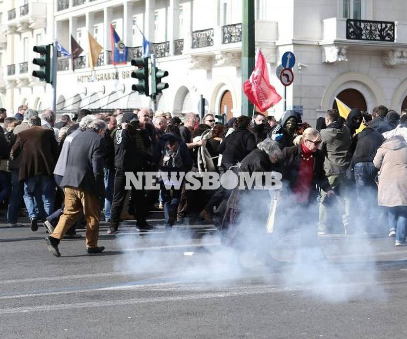 Επεισόδια στο κέντρο της Αθήνας (photos - video)
