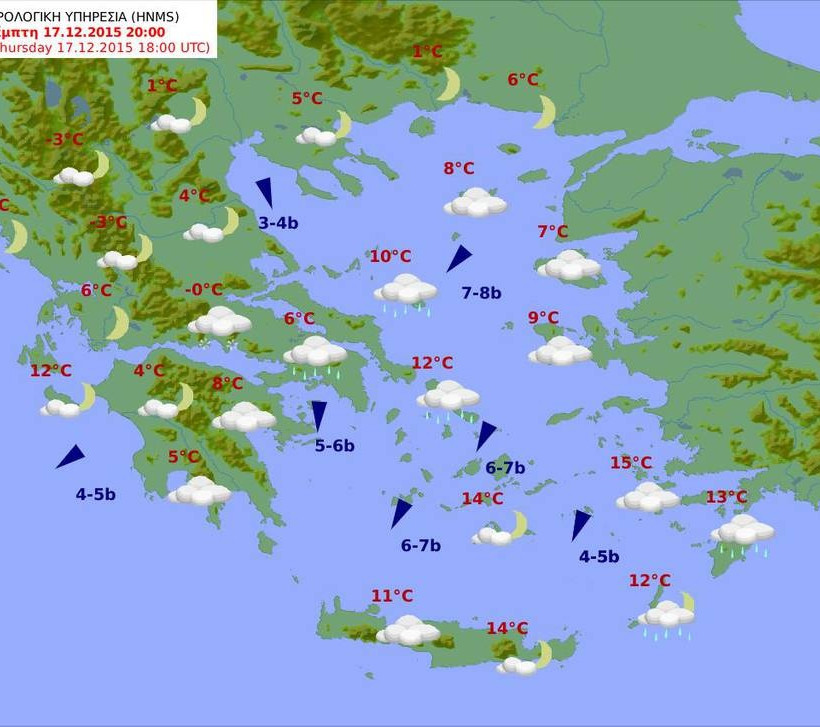 Άστατος ο καιρός της Πέμπτης με χιόνια και χιονόνερο (pics)