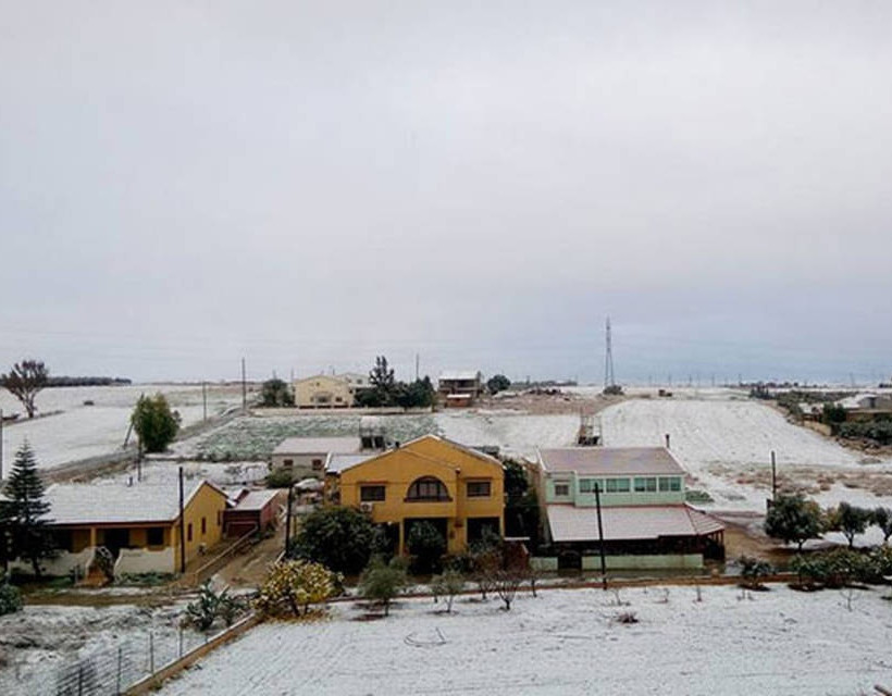 Στα άσπρα η Κύπρος, χιόνισε ακόμα και στη Λευκωσία (pics)