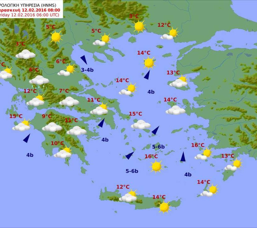 Με βροχές, καταιγίδες και… σκόνη από την Αφρική ο καιρός της Παρασκευής (pics)
