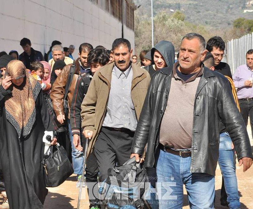 Στο hotspot της Χίου οι πρώτοι πρόσφυγες