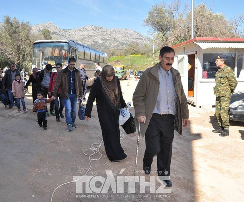 Στο hotspot της Χίου οι πρώτοι πρόσφυγες