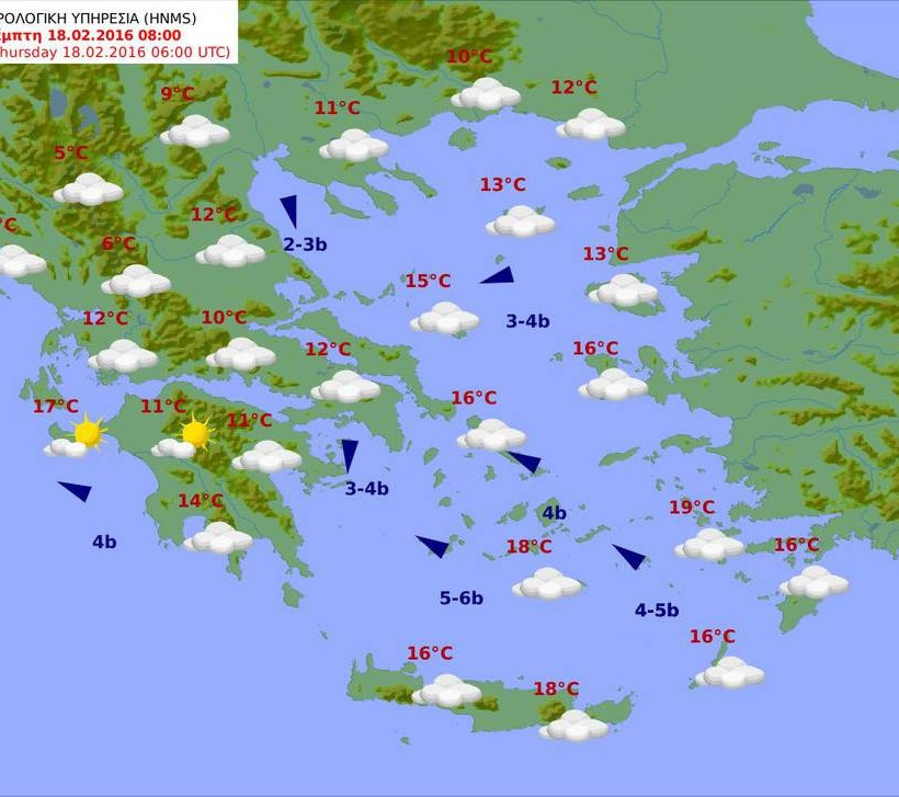 Επιδεινώνεται ο καιρός την Πέμπτη με βροχές και πτώση της θερμοκρασίας (pics)