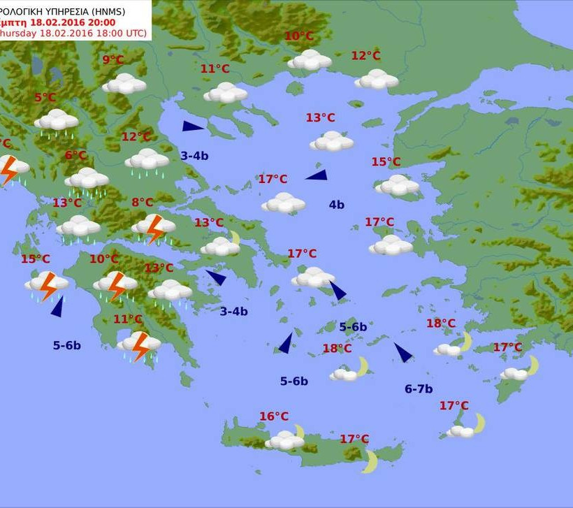 Επιδεινώνεται ο καιρός την Πέμπτη με βροχές και πτώση της θερμοκρασίας (pics)