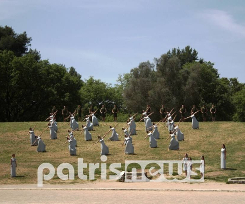 Η εντυπωσιακή πρόβα τζενεράλε της τελετής Αφής της Ολυμπιακής Φλόγας (photos&video)