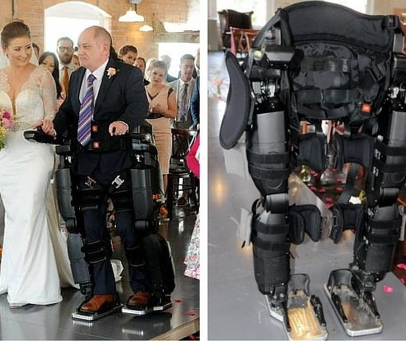 Συγκινητικό βίντεο: Παράλυτος πατέρας σηκώθηκε όρθιος για να συνοδεύσει την κόρη του στο γάμο της