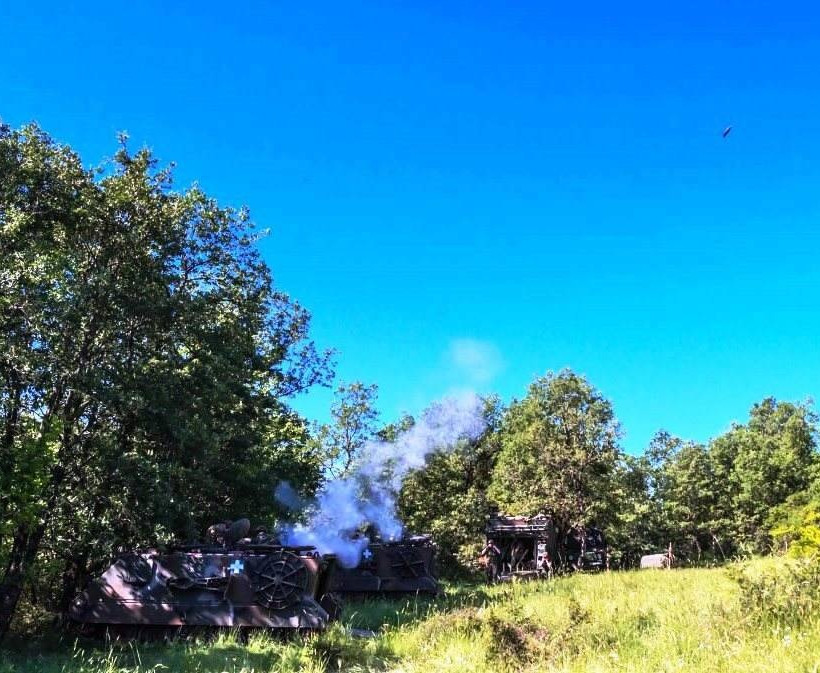 Άσκηση Αρμάτων με πραγματικά πυρά (pics)