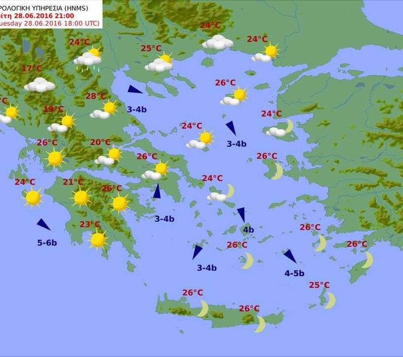 Ο καιρός τρελάθηκε: Με ζέστη και καταιγίδες η Τρίτη - Δείτε που θα σημειωθούν τα φαινόμενα (pics)