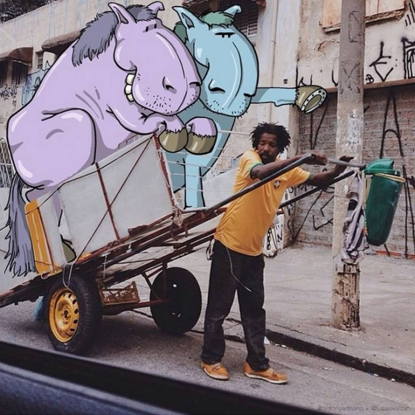 Κάνοντας τέχνη «τρολλάρoντας» το Instagram (Pics)