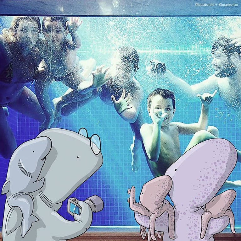 Κάνοντας τέχνη «τρολλάρoντας» το Instagram (Pics)