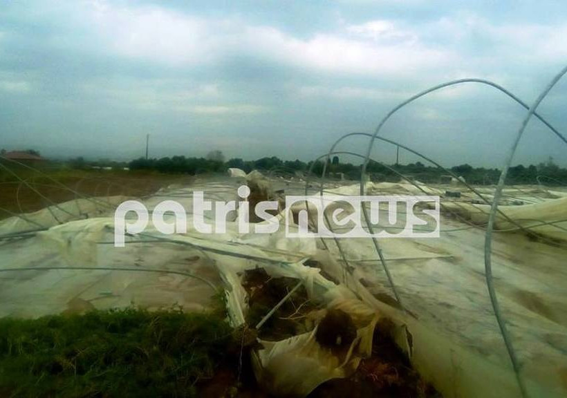 Ισχυροί άνεμοι σαρώνουν και δημιουργούν προβλήματα σε Ηλεία και Αχαΐα (pics)