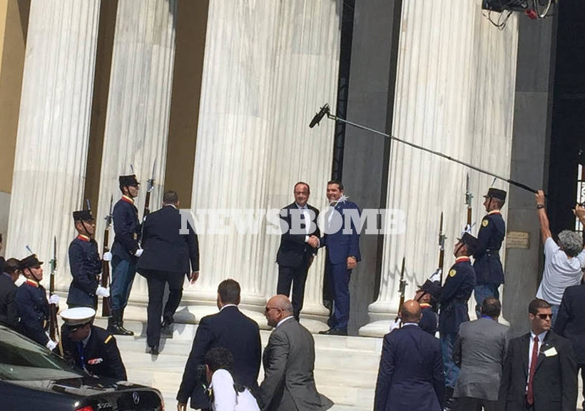 Φρανσουά Ολάντ - Αλέξης Τσίπρας