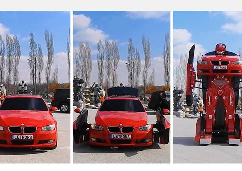 Το όνειρο έγινε πραγματικότητα: Το πρώτο λειτουργικό αυτοκίνητο Transformer είναι γεγονός (Vid)