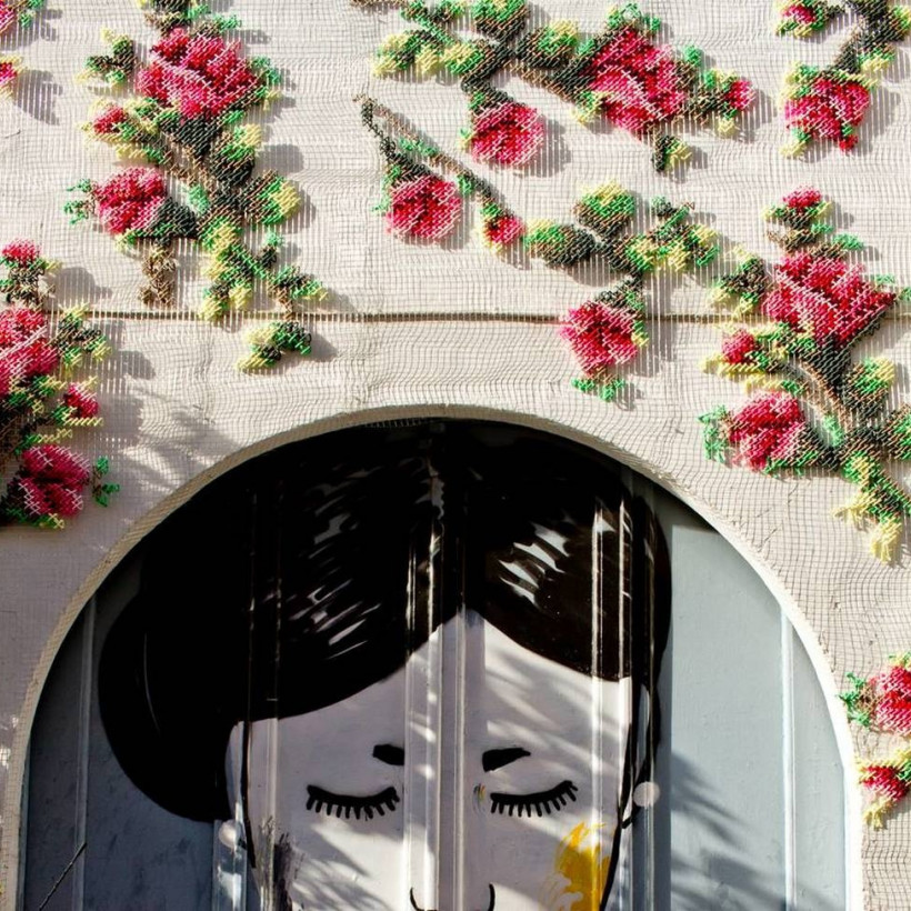 Για μάθημα σταυροβελονιάς στη Μαδρίτη