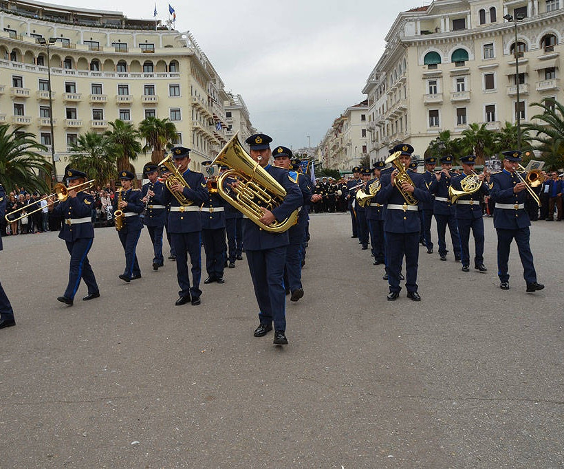 Πολεμική Αεροπορία: Συμμετοχή της μπάντας στις εορταστικές εκδηλώσεις (28/10) στη Θεσσαλονίκη (pics)