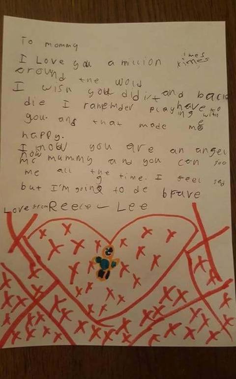 Ραγίζει καρδιές το γράμμα 8χρονου στη νεκρή μητέρα του