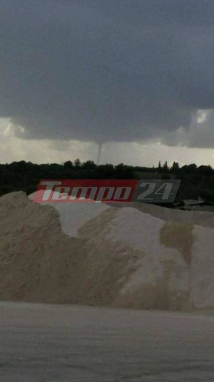 Κακοκαιρία: Ανεμοστρόβιλος «χτύπησε» τη δυτική Αχαΐα 