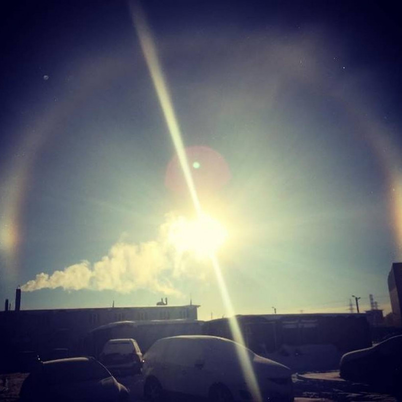 Εντυπωσιακές εικόνες: Κόβει την ανάσα το «φαινόμενο του φωτοστέφανου»