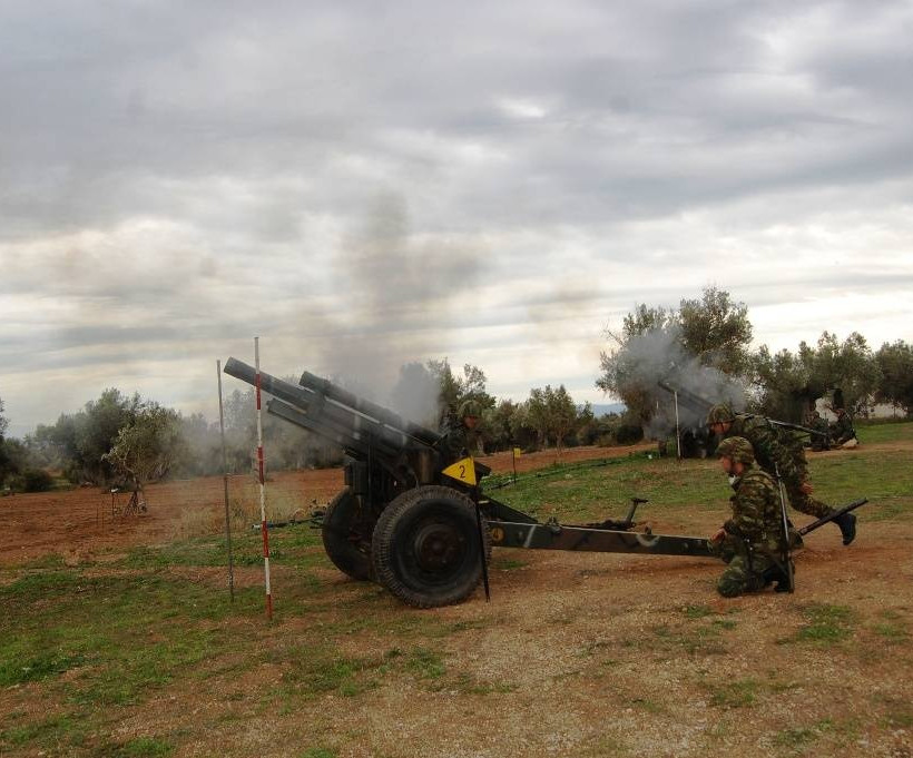Στρατός Ξηράς: Εκπαίδευση Σχολής Πυροβολικού (pics)