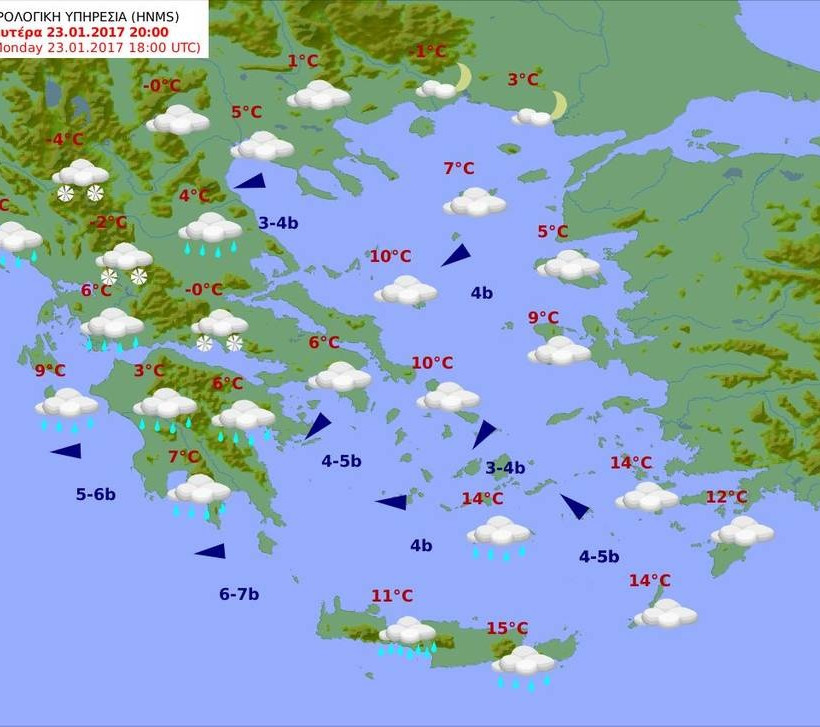 Καιρός Σήμερα: Με καταιγίδες και χιόνια αρχίζει η εβδομάδα (pics)