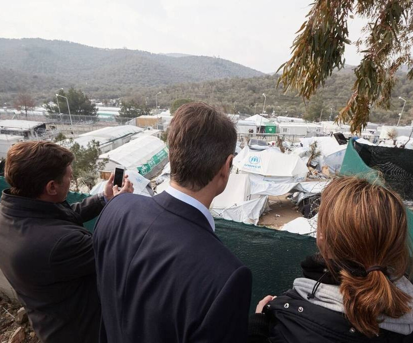 Στη Μυτιλήνη ο Μητσοτάκης: Αποκαρδιωτική η εικόνα στη Μόρια με ευθύνη της κυβέρνησης (pics)