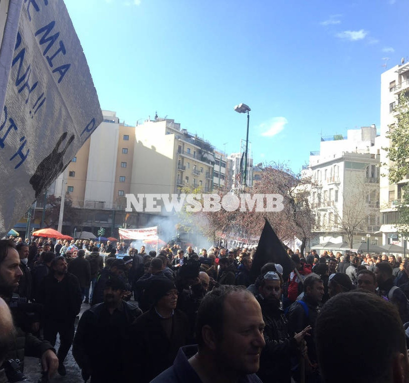 Επεισόδια στο κέντρο της Αθήνας