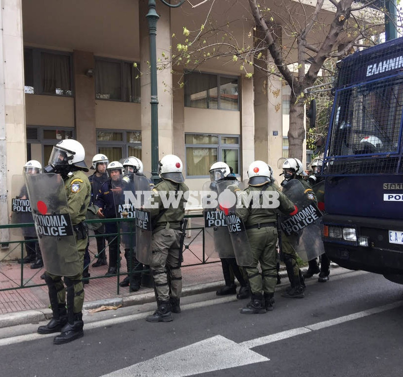 Επεισόδια στο κέντρο της Αθήνας