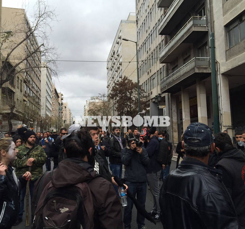 Επεισόδια στο κέντρο της Αθήνας