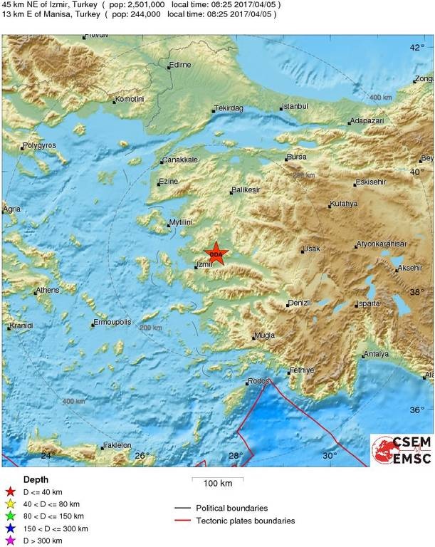 Σεισμός στην Τουρκία 