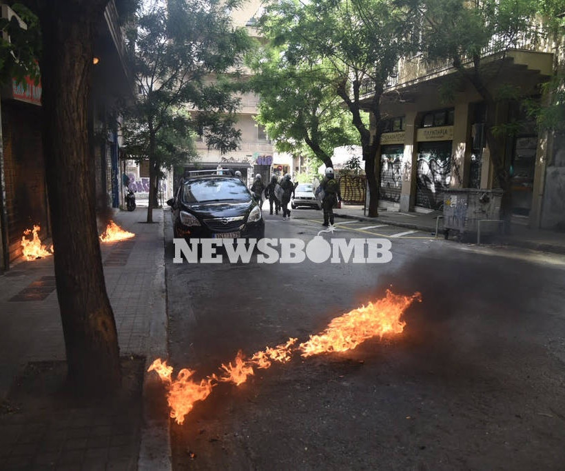 Επεισόδια στο κέντρο της Αθήνας