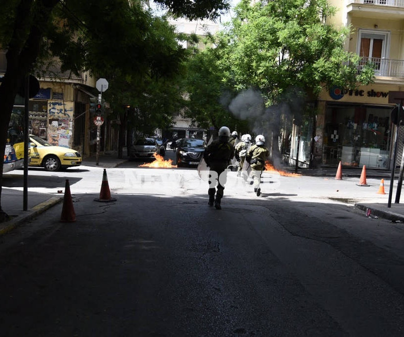 Επεισόδια στο κέντρο της Αθήνας