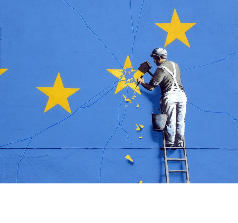 O ανατρεπτικός Banksy «ξαναχτύπησε» και στέλνει καυστικό μήνυμα για το Brexit