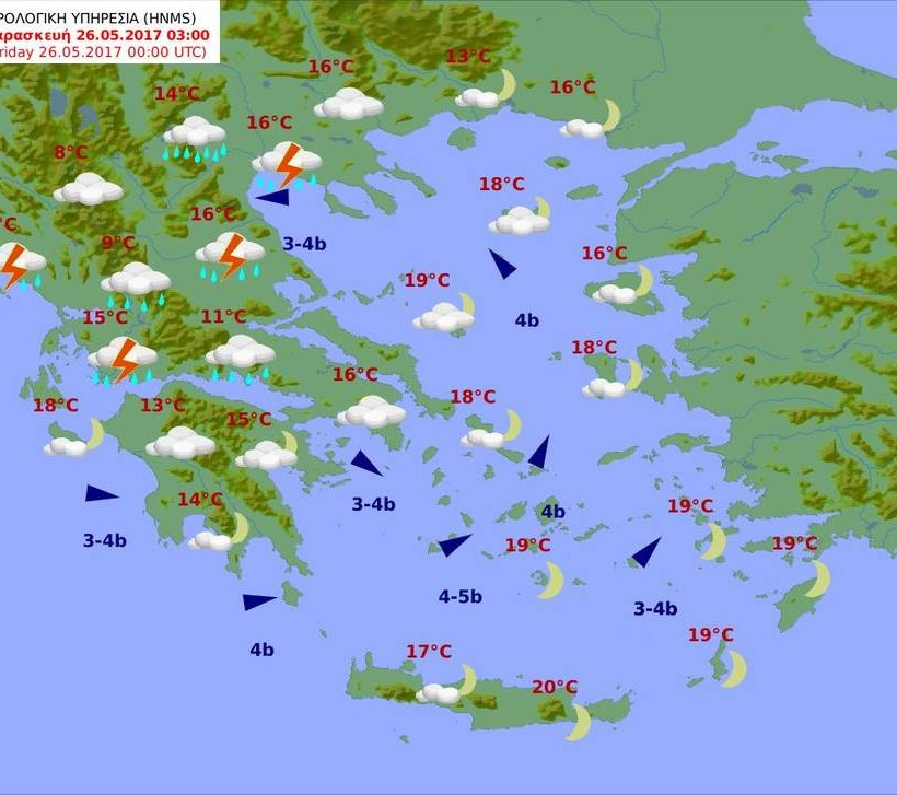 Καιρός τώρα: Έκτακτο δελτίο επιδείνωσης - Καταιγίδες και χαλαζοπτώσεις θα σαρώσουν τη χώρα (pics)
