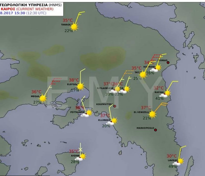 Καιρός: «Καμίνι» η χώρα - Σε ποιες περιοχές ο υδράργυρος θα φτάσει τους 41 βαθμούς Κελσίου