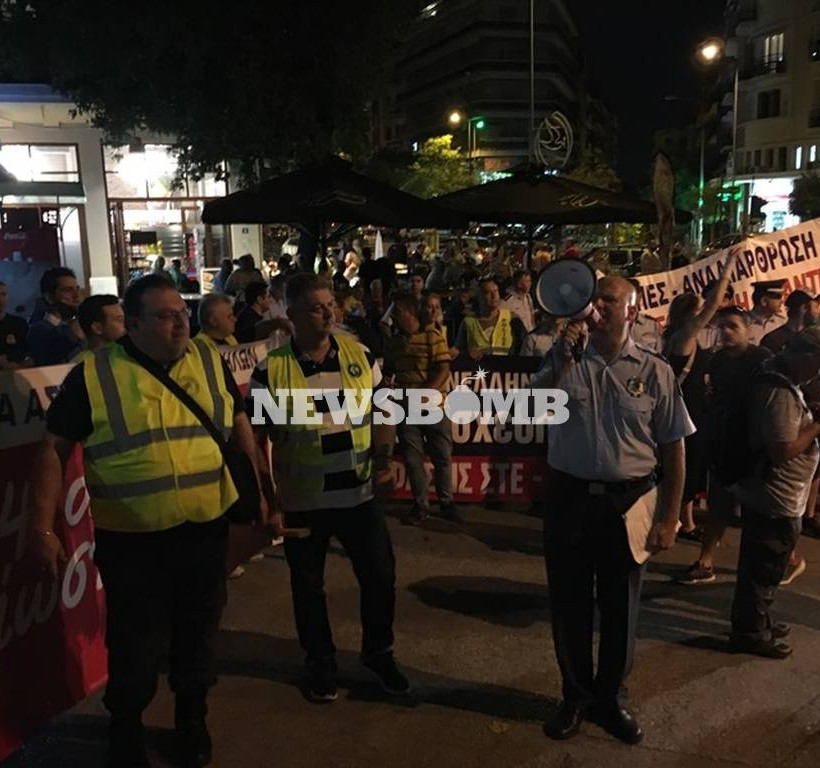 ΔΕΘ 2017: Συγκέντρωση διαμαρτυρίας ενστόλων - «Φυλάμε Θερμοπύλες, ζητάμε αναγνώριση» (pics)