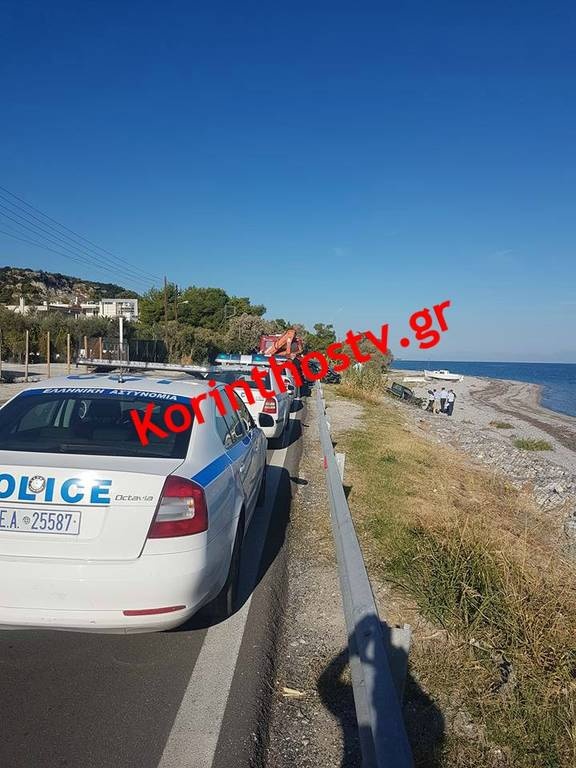 Εικόνες – σοκ: Θανατηφόρο τροχαίο στην Παλαιά Εθνική Οδό Κορίνθου – Πατρών