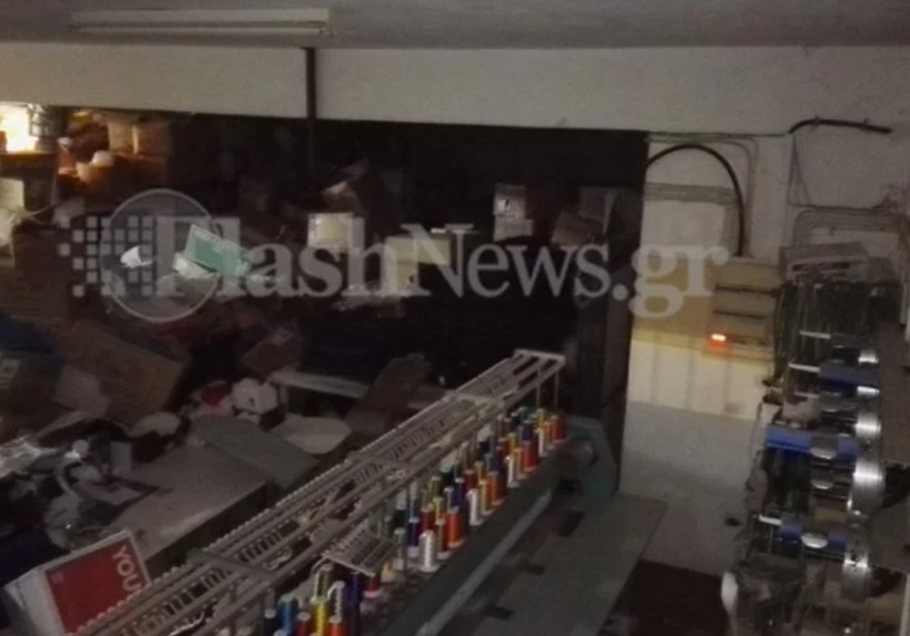 Καιρός - Χανιά: Μεγάλη καταστροφή σε βιοτεχνία ρούχων – Σε απόγνωση η ιδιοκτήτρια (pics)