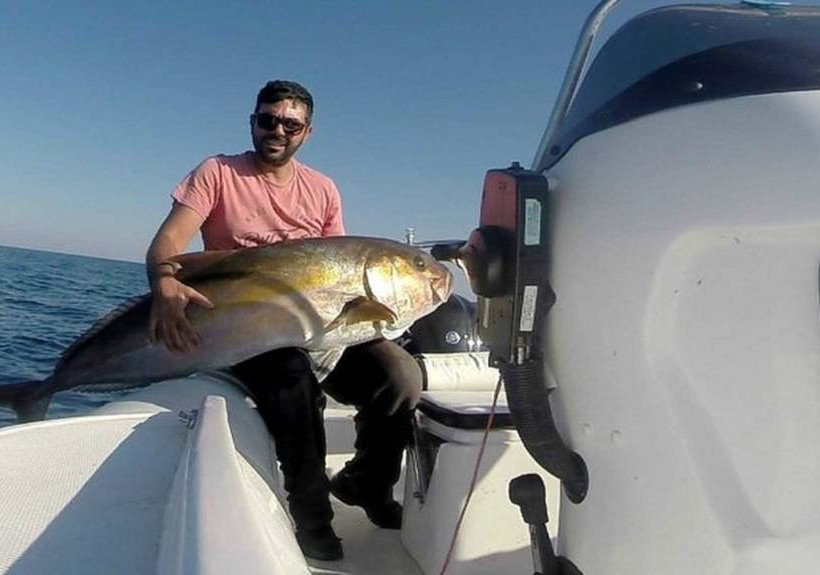 Κρήτη: Η ψαριά που θα θυμάται σε όλη του τη ζωή – Έβγαλε με το καλάμι «θηρίο» 32 κιλών (pics)