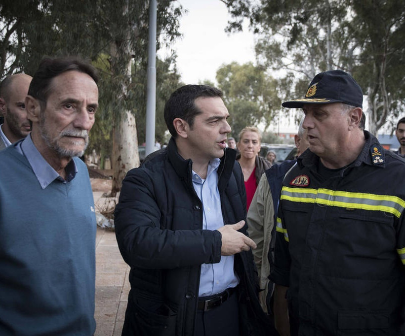 Πλημμύρες Αττική: Στην «πληγωμένη» Μάνδρα Τσίπρας και Δούρου για αυτοψία